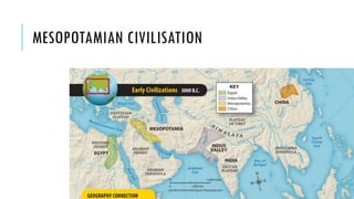 MESOPOTAMIAN CIVILISATION
 