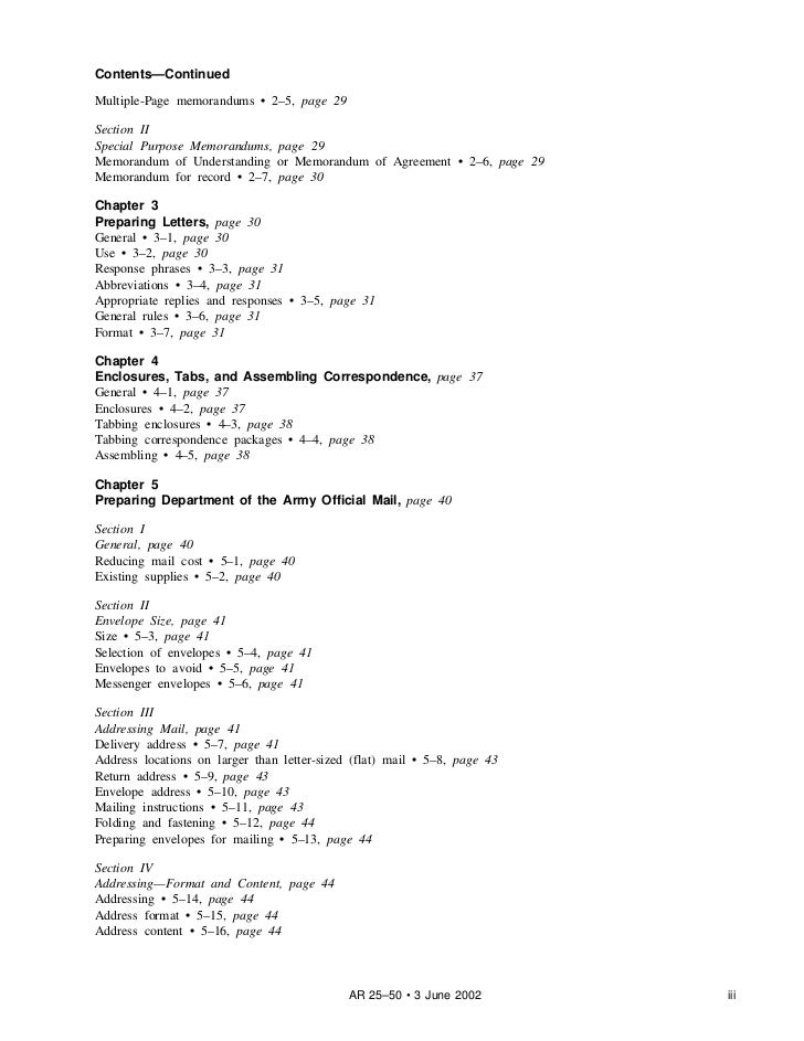 examples of memorandum for record