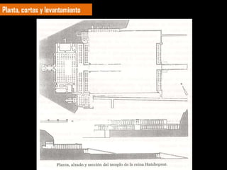 Planta, cortes y levantamiento
 