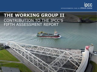 THE WORKING GROUP II 
CONTRIBUTION TO THE IPCC'S 
FIFTH ASSESSMENT REPORT 
 