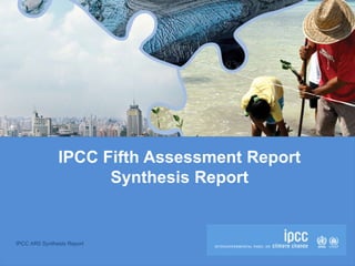 IPCC Fifth Assessment Report 
IPCC AR5 Synthesis Report 
Synthesis Report 
 