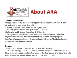 An extended school day (8:30 – 4:30) 