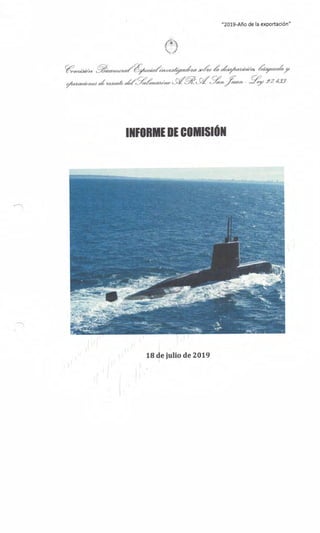 ARA San Juan: las causas del hundimiento del submarino