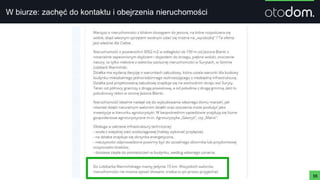 W biurze: zachęć do kontaktu i obejrzenia nieruchomości
55
 