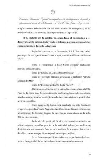 ARA San Juan: las causas del hundimiento del submarino