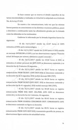 ARA San Juan: las causas del hundimiento del submarino