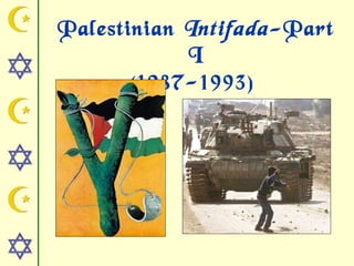 Palestinian Intifada-Part
I
(1987-1993)
 
