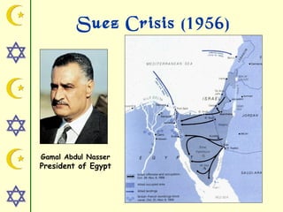 Suez Crisis (1956)
Gamal Abdul Nasser
President of Egypt
 