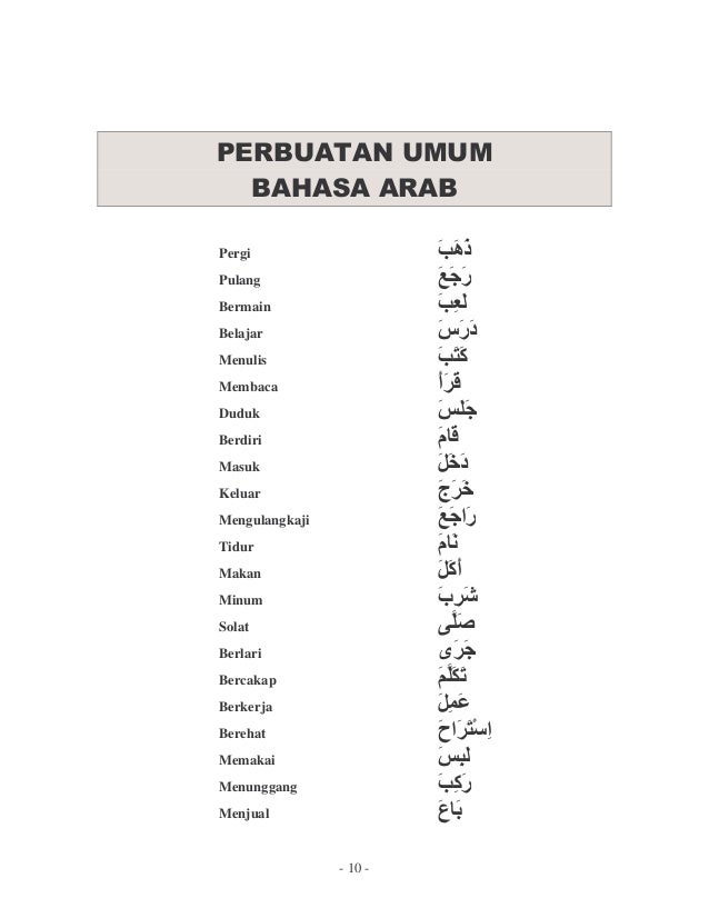 Belajar Menulis Bahasa Arab - Belajar Bahasa Asing