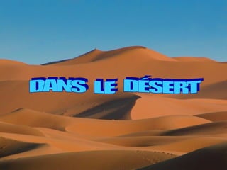 DANS  LE  DÉSERT 