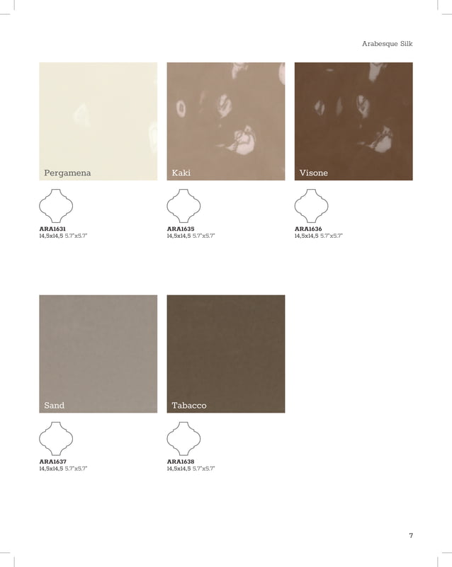 Catalog of the Tonalite's Arabesque Silk Collection PDF