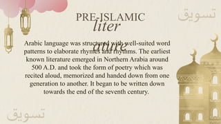 ARABIAN-CULTURE& LITERATURE.pdf hzhdhein | PDF