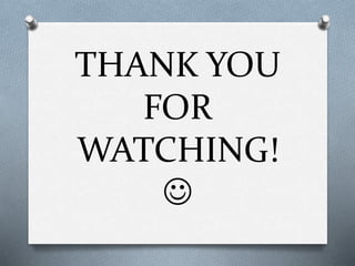 THANK YOU
FOR
WATCHING!

 