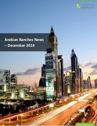 www.roostland.com | Dubai Real Estate Broker – Roots Land Real Estate
Arabian Ranches News
– December 2014
 