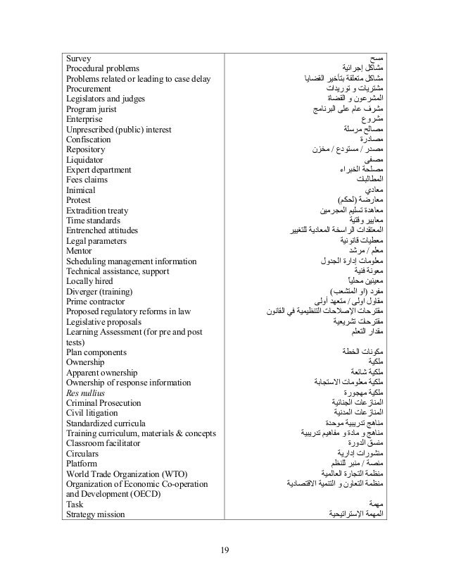 Arabic english legal dictionary dr dinafrekhto's library