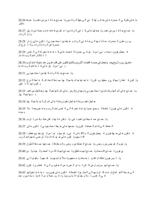 ‫ِخ ٫ ٍٝ ٣َف ٟ حٌ ٜيٍس ٫ ٍٝ كخ ٗ ١ ظٙخ حٌ ظٟ حٌ ٝ ؿٙش حٌ َىحء ِٓ ٚط ٜ ٕ٪ ك ٍ م ظ ١ٓ ِٓ ً٘ذ ٚط ٠ ٬ٗ 62:82‬
‫ىحهً.‬

‫ٚط ٜ ٕ٪ ك ٍ م ظ ١ٓ ِٓ ً٘ذ. ٚط ـ ٬ ٍٙخ ٫ ٍٝ و ظ فٟ حٌ َىحء ِٓ ح ٓ فً ِٓ ل يحِٗ ٫ ٕي ٚ ٍٛ ٗ ِٓ ف ٛق 72:82‬
‫ُٔ خٍ حٌ َىحء.‬

‫ٚ٠ َر ٤ْٛ حٌ ٜيٍس ر ل ٍ م ظ ١ٙخ حٌ ٝ ك ٍ م ظٟ حٌ َىحء ر و ١٢ ِٓ ح ّٓخٔ ـٛٔ ٟ ٌ ظ ىْٛ ٫ ٍٝ ُٔ خٍ 82:82‬
‫ٛيٍس ٫ٓ حٌ َىحء.حٌ َىحء. ٚال ط ِٕ٩ حي‬

‫ف ١لًّ َْ٘ٚ ح ّٓخء ر ٕٟ ح َٓحث ١ً ف ٟ ٛيٍس حٌ م ٠خء ٫ ٍٝ ل ٍ زٗ ٫ ٕي ىهٛ ٌٗ حٌ ٝ حٌ ميّ 92:82‬
‫ٌ ٍ ظٌو خٍ حِخَ حٌ َد ىحث ّخ.‬

                                                                                   ‫ءحٝق ٍْٖٚ يَفٞف .‬
‫ر ٕٟ ح َٓحث ١ً ٫ ٍٝ ل ٍ زٗ حِخَ حٌ َد ىحث ّخ‬

‫ٚط ٜ ٕ٪ ؿ زش حٌ َىحء و ٍٙخ ِٓ ح ّٓخٔ ـٛٔ ٟ. 13:82‬

‫ٚط ىْٛ ف ظلش ٍح ٓٙخ ف ٟ ٚ ٓ٤ٙخ. ٚ٠ ىْٛ ٌ ف ظل ظٙخ كخ ٗ ١ش كٛحٌ ١ٙخ ٛ ٕ ٬ش حٌ لخث ه. و ف ظلش حٌ يٍ٩ 23:82‬
‫٠ ىْٛ ٌ ٙخ. ال ط ٘ك.‬

‫ٚط ٜ ٕ٪ ٫ ٍٝ حً٠ خٌ ٙخ ٍِخٔ خص ِٓ ح ّٓخٔ ـٛٔ ٟ ٚحٍؿٛحْ ٚل َِِ. ٫ ٍٝ حً٠ خٌ ٙخ كٛحٌ ١ٙخ. ٚؿ الؿً ِٓ ً٘ذ 33:82‬
‫ر ١ ٕٙخ كٛحٌ ١ٙخ.‬

‫ؿ ٍـً ً٘ذ ٍِٚخٔ ش ؿ ٍـً ً٘ذ ٍِٚخٔ ش ٫ ٍٝ حً٠ خي حٌ ـ زش كٛحٌ ١ٙخ. 43:82‬

‫ف ظ ىْٛ ٫ ٍٝ َْ٘ٚ ٌ ٍويِش ٌ ١ ّٔ٪ ٛٛط ٙخ ٫ ٕي ىهٛ ٌٗ حٌ ٝ حٌ ميّ حِخَ حٌ َد ٚ٫ ٕي هَٚؿٗ ٌ ج ال 53:82‬
‫٠ ّٛص‬

‫ٚط ٜ ٕ٪ ٛ ف ١لش ِٓ ً٘ذ ٔ مٟ. ٚط ٕ مٖ ٫ ٍ ١ٙخ ٔ مٖ هخط ُ ل يّ ٌ ٍَد. 63:82‬

‫حٌ ٬ّخِش. حٌ ٝ ل يحَ حٌ ٬ّخِش ط ىْٛ.ٚط ٠ ٬ٙخ ٫ ٍٝ ه ١٢ ح ّٓخٔ ـٛٔ ٟ ٌ ظ ىْٛ ٫ ٍٝ 73:82‬

‫ف ظ ىْٛ ٫ ٍٝ ؿ زٙش َْ٘ٚ. ف ١لًّ َْ٘ٚ حػ ُ حالل يحّ حٌ ظٟ ٠ مي ٓٙخ ر ٕٛ ح َٓحث ١ً ؿّ ١٪ ٫٤خ٠ خ 83:82‬
‫حل يح ُٓٙ ٚط ىْٛ ٫ ٍٝ ؿ زٙ ظٗ ىحث ّخ ٌ ٍَ ٟٝ ٫ ُٕٙ حِخَ حٌ َد.‬

‫ٚط وََ حٌ مّ ١ٚ ِٓ ر ٛٙ. ٚط ٜ ٕ٪ حٌ ٬ّخِش ِٓ ر ٛٙ. ٚحٌ ّ ٕ٤ مش ط ٜ ٕ ٬ٙخ ٛ ٕ ٬ش حٌ ٤َحُ 93:82‬

‫ٞ َْ٘ٚ ط ٜ ٕ٪ حل ّ ٜش ٚط ٜ ٕ٪ ٌ ُٙ ِ ٕخ٣ك ٚط ٜ ٕ٪ ٌ ُٙ ل الٔ ْ ٌ ٍّـي ٚحٌ زٙخء.ٌٚ زٓ 04:82‬

‫ٚط ٍ زْ َْ٘ٚ حهخن ح٠ خ٘خ ٚر ٕ ١ٗ ِ٬ٗ ٚط ّ ٔلُٙ ٚط ّ أل ح٠ خى٠ ُٙ ٚط مي ُٓٙ ٌ ١ ىٙ ٕٛح ٌ ٟ. 14:82‬

‫ٚط ٜ ٕ٪ ٌ ُٙ َٓحٚ٠ ً ِٓ و ظخْ ٌ ٔ ظَ حٌ ٬ٍٛس. ِٓ حٌ ل مٛ٠ ٓ حٌ ٝ حٌ فوٌ٠ ٓ ط ىْٛ. 24:82‬

‫حٌ ٝ ه ١ّش حالؿ ظّخ٩ حٚ ٫ ٕي حل ظَحر ُٙ حٌ ٝ حٌ ٌّر ق ٌ ٍويِش ف ظ ىْٛ ٫ ٍٝ َْ٘ٚ ٚر ٕ ١ٗ ٫ ٕي ىهٌٛ ُٙ 34:82‬
‫ف ٟ حٌ ميّ. ٌ ج ال ٠ لّ ٍٛح حػ ّخ ٚ٠ ّٛط ٛح. ف َ٠ ٠ش حر ي٠ ش ٌٗ ٌٚ ٕ ٍٔ ٗ ِٓ ر ٬يٖ‬
 