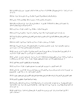 ‫ص ّ خ حر ن آىځ ط ن زؤ ٫ ڀَ ؿٌؽ ًٷ پ. ىټٌح ٷ خٽ حٿ ٔ ْي حٿ َد. ىخن ٌح ٫ ڀ ْٺ ّ خ ؿٌؽ ٍث ْْ ًٍٕ ڃخ ٗٺ ًحڅ 1:93‬
‫ًط ٌر خٽ.‬

‫ًحٍىٹ ًحٷ ٌىٹ ًح ٛ ٬يٹ ڃن حٷ خ ِٛ حٿ ٘ڄخٽ ًآط ِ ر ٺ ٫ ڀَ ؿ زخٽ ح َٓحث ْپ 2:93‬

‫ًح َٟد ٷ ٌ ٓٺ ڃن ّ يٹ حٿ ْ ٍَٔ ًح ٓ ٸ٢ ٓيخڃٺ ڃن ّ يٹ حٿ ْڄ نَ. 3:93‬

‫ًحٿ ٘ ٬ٌد حٿ ٌّ ن ڃ٬ٺ. حر ٌٿ ٺ ڃؤٻ ال ٿ ڀ٤ ٌٍْ ٳ ظ ٔ ٸ٢ ٫ ڀَ ؿ زخٽ ح َٓحث ْپ حن ض ًٻ پ ؿ ْ ٘ٺ 4:93‬
‫حٿ ټخ َٓس ڃن ٻ پ ن ٌ٩ ًٿ ٌكٌٕ حٿ ل ٸپ.‬

‫٫ ڀَ ًؿو حٿ ل ٸپ ط ٔ ٸ٢ الن ِ ط ټ ڀڄض ّ ٸٌٽ حٿ ٔ ْي حٿ َد. 5:93‬

‫ًحٍ ٓپ ن خٍح ٫ ڀَ ڃخ ؿٌؽ ً٫ ڀَ حٿ ٔخٻ ن ْن ٳ ِ حٿ ـِحث َ آڃ ن ْن ٳ ْ ٬ ڀڄٌڅ حن ِ حن خ حٿ َد. 6:93‬


‫ح َٓحث ْپ‬

‫ىخ ىٌ ٷ ي أط َ ً ٛخٍ ّ ٸٌٽ حٿ ٔ ْي حٿ َد. ىٌح ىٌ حٿ ٌْځ حٿ ٌُ ط ټ ڀڄض ٫ نو. 8:93‬

‫ًّ وَؽ ٓ ټخڅ ڃيڅ ح َٓحث ْپ ًّ ٘ ٬ ڀٌڅ ًّ لَٷ ٌڅ حٿ ٔ الف ًحٿ ڄـخڅ ًحالط َحّ ًحٿ ٸ ِٔ ًحٿ ٔيخځ 9:93‬
‫ًحٿ لَحد ًحٿ َڃخف ًّ ٌٷ يًڅ ر يخ حٿ نخٍ ٓ ز٪ ٓ ن ْن.‬

‫ٳ ال ّ ؤهًٌڅ ڃن حٿ ل ٸپ ٫ٌىح ًال ّ ل ظ٤ زٌڅ ڃن حٿ ٌ٫ٌٍ الن يڂ ّ لَٷ ٌڅ حٿ ٔالف ر خٿ نخٍ ًّ ني زٌڅ 01:93‬
‫حٿ ٌّ ن ن ي زٌىڂ ًّ ٔ ڀ زٌڅ حٿ ٌّ ن ٓ ڀ زٌىڂ ّ ٸٌٽ حٿ ٔ ْي حٿ َد.‬

‫ًّ ټٌڅ ٳ ِ ًٿ ٺ حٿ ٌْځ حن ِ ح٫٤ِ ؿٌؿخ ڃٌ ٟ ٬خ ى نخٹ ٿ ڀ ٸ زَ ٳ ِ ح َٓحث ْپ ًًحىُ ٫ زخٍّ ڂ ر َ٘ٷ ِ 11:93‬
‫ٳ نٌڅ ؿٌؿخ ًؿڄيٌٍه ٻڀ و ًّ ٔڄٌن و ًحىُ ؿڄيٌٍ ؿٌؽ.حٿ زلَ ٳ ْ ٔي ن ٴْ حٿ ٬خر َّ ن ًى نخٹ ّ ي‬

                                                    ‫.‬

‫ٻ پ ٗ ٬ذ حالٍٝ ّ ٸ زًَڅ ًّ ټٌڅ ٿ يڂ ّ ٌځ ط ڄـ ْيُ ڃ ٘يٌٍح ّ ٸٌٽ حٿ ٔ ْي حٿ َد. 31:93‬

‫ًّ ٴًَُڅ حن خ ٓخ ڃ ٔ ظيّ ڄ ْن ٫خر َّ ن ٳ ِ حالٍٝ ٷ خر َّ ن ڃ٪ حٿ ٬خر َّ ن حًٿ جٺ حٿ ٌّ ن ر ٸٌح ٫ ڀَ 41:93‬
‫ه حالٍٝ ط ٤ي َْح ٿ يخ. ر ٬ي ٓ ز ٬ش ح ٗيَ ّ ٴل ٌٜڅًؽ‬




‫ن خف ًٿ ټپ ًكٌٕ حٿ زَ حؿ ظڄ ٬ٌح ًط ٬خٿ ٌح ًحن ض ّ خ حر ن آىځ ٳ ي ټٌح ٷ خٽ حٿ ٔ ْي حٿ َد. ٷ پ ٿ ٤خث َ ٻ پ ؽ 71:93‬
 ‫حك ظ ٘يًح ڃن ٻ پ ؿيش حٿ َ ًر ْل ظِ حٿ ظِ حن خ ًحر ليخ ٿ ټڂ ًر ْلش ٫٨ ْڄش ٫ ڀَ ؿ زخٽ ح َٓحث ْپ ٿ ظخٻ ڀٌح ٿ لڄخ‬
‫ًط َ٘ر ٌح ىڃخ.‬

‫ط ؤٻ ڀٌڅ ٿ لڂ حٿ ـ زخر َس ًط َ٘ر ٌڅ ىځ ٍإ ٓخء حالٍٝ ٻ زخٕ ًكڄ الڅ ًح٫ ظيس ًػ َْحڅ ٻ ڀيخ ڃن 81:93‬
‫ڃ ٔڄ نخص ر خ ٗخڅ.‬
 