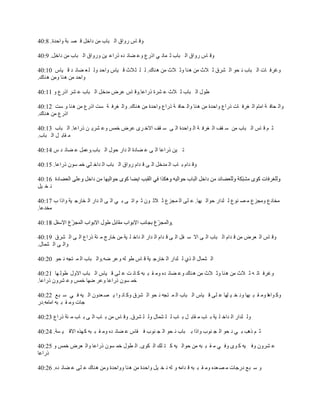 ‫ًٷ خّ ًٍحٵ حٿ زخد ڃن ىحهپ ٷ ٜ زش ًحكيس. 8:04‬

‫ًٷ خّ ًٍحٵ حٿ زخد ػ ڄخن ِ حًٍ٩ ً٫ ٠خث يه ًٍح٫ ْن ًًٍحٵ حٿ زخد ڃن ىحهپ. 9:04‬

‫ًٯَٳ خص حٿ زخد ن لٌ حٿ َ٘ٵ ػ الع ڃن ى نخ ًػ الع ڃن ى نخٹ. ٿ ڀ ؼ الع ٷ ْخّ ًحكي ًٿ ڀ ٬ ٠خث ي ٷ ْخّ 01:04‬
‫ًحكي ڃن ى نخ ًڃن ى نخٹ.‬

‫٣ٌٽ حٿ زخد ػ الع ٫ َ٘س ًٍح٫خ.ًٷ خّ ٫َٝ ڃيهپ حٿ زخد ٫ َ٘ حًٍ٩ ً 11:04‬

‫ًحٿ لخٳ ش حڃخځ حٿ َٰٳ خص ًٍح٩ ًحكيس ڃن ى نخ ًحٿ لخٳ ش ًٍح٩ ًحكيس ڃن ى نخٹ. ًحٿ َٰٳ ش ٓض حًٍ٩ ڃن ى نخ ً ٓض 21:04‬
‫حًٍ٩ ڃن ى نخٹ.‬

‫ػ ڂ ٷ خّ حٿ زخد ڃن ٓ ٸٲ حٿ َٰٳ ش حٿ ٌحكيس حٿ َ ٓ ٸٲ حاله ٍَ ٫َٝ هڄْ ً٫ َّ٘ ن ًٍح٫خ. حٿ زخد 31:04‬
‫ڃ ٸخر پ حٿ زخد.‬

‫ط ْن ًٍح٫خ حٿ َ ٫ ٠خىس حٿ يحٍ كٌٽ حٿ زخد.ً٫ڄپ ٫ ٠خث ي ّ 41:04‬

‫ًٷ يحځ ر خد حٿ ڄيهپ حٿ َ ٷ يحځ ًٍحٵ حٿ زخد حٿ يحه ڀِ هڄ ٌٔڅ ًٍح٫خ. 51:04‬


‫ن و ْپ‬

‫ڃوخى٩ ًڃـِ٩ ڃ ٜ نٌ٩ ٿ ڀيحٍ كٌحٿ ْيخ. ٫ ڀَ حٿ ڄـِ٩ ػ الػ ٌڅ ػ ڂ حط َ ر ِ حٿ َ حٿ يحٍ حٿ وخٍؿ ْش ًحًح د 71:04‬
‫ڃوي٫خ.‬

                                                            ‫.‬

‫ًٷ خّ حٿ ٬َٝ ڃن ٷ يحځ حٿ زخد حٿ َ حال ٓ ٴپ حٿ َ ٷ يحځ حٿ يحٍ حٿ يحه ڀ ْش ڃن هخٍؽ ڃ جش ًٍح٩ حٿ َ حٿ َ٘ٵ 91:04‬
‫ًحٿ َ حٿ ٘ڄخٽ.‬

‫حٿ ٘ڄخٽ حٿ ٌُ ٿ ڀيحٍ حٿ وخٍؿ ْش ٷ خّ ٣ٌ ٿو ً٫َ ٟو.ًحٿ زخد حٿ ڄ ظـو ن لٌ 02:04‬

‫ًٯَٳ خط و ػ الع ڃن ى نخ ًػ الع ڃن ى نخٹ ً٫ ٠خث يه ًڃ ٸ ز زو ٻ خن ض ٫ ڀَ ٷ ْخّ حٿ زخد حالًٽ ٣ٌٿ يخ 12:04‬
‫هڄ ٌٔڅ ًٍح٫خ ً٫َ ٟيخ هڄْ ً٫ ًَ٘څ ًٍح٫خ.‬

‫ًٻ ٌحىخ ًڃ ٸ ز زيخ ًن و ْ ڀيخ ٫ ڀَ ٷ ْخّ حٿ زخد حٿ ڄ ظـو ن لٌ حٿ َ٘ٵ ًٻ خن ٌح ّ ٜ ٬يًڅ حٿ ْو ٳ ِ ٓ ز٪ 22:04‬
‫ؿخص ًڃ ٸ ز زو حڃخڃو.ىٍ‬

‫ًٿ ڀيحٍ حٿ يحه ڀ ْش ر خد ڃ ٸخر پ ر خد ٿ ڀ ٘ڄخٽ ًٿ ڀ َ٘ٵ. ًٷ خّ ڃن ر خد حٿ َ ر خد ڃ جش ًٍح٩ 32:04‬

‫ػ ڂ ًىذ ر ِ ن لٌ حٿ ـ نٌد ًحًح ر زخد ن لٌ حٿ ـ نٌد ٳ ٸخّ ٫ ٠خث يه ًڃ ٸ ز زو ٻيٌه حالٷ ْ ٔش. 42:04‬

‫٫ ًَ٘څ ًٳ ْو ٻ ٌٍ ًٳ ِ ڃ ٸ ز زو ڃن كٌحٿ ْو ٻ ظ ڀٺ حٿ ټٌٍ. حٿ ٤ٌٽ هڄ ٌٔڅ ًٍح٫خ ًحٿ ٬َٝ هڄْ ً 52:04‬
‫ًٍح٫خ‬

‫ً ٓ ز٪ ىٍؿخص ڃ ٜ ٬يه ًڃ ٸ ز زو ٷ يحڃو ً ٿو ن و ْپ ًحكيس ڃن ى نخ ًًحكيس ًڃن ى نخٹ ٫ ڀَ ٫ ٠خث يه. 62:04‬
 