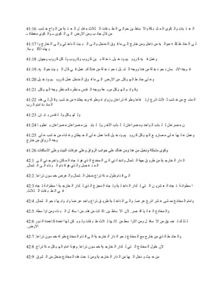 ‫حٿ ٬ ظ زخص ًحٿ ټٌٍ حٿ ڄ ٘ ز ټش ًحال ٓخ٣ ْن كٌحٿ ِ حٿ ٤ ز ٸخص حٿ ؼ الع ڃ ٸخر پ حٿ ٬ ظ زش ڃن حٿ ٌحف ه ٘ذ 61:14‬
‫ڃن ٻ پ ؿخن ذ ًڃن حالٍٝ حٿ َ حٿ ټٌٍ ــ ًحٿ ټٌٍ ڃٰ٤خس ــ‬

‫ٿ َ حٿ لخث ٢ ٻڀ و كٌحٿ ْو ڃن ىحهپ ًڃن هخٍؽ حٿ َ ڃخ ٳ ٌٵ حٿ ڄيهپ ًحٿ َ حٿ ز ْض حٿ يحه ڀِ ًحٿ َ حٿ وخٍؽ ًح 71:14‬
‫ر يٌه حالٷ ْ ٔش.‬

‫ً٫ڄپ ٳ ْو ٻ ًَر ْڂ ًن و ْپ. ن و ڀش ر ْن ٻ ًَد ًٻ ًَد ًٿ ټپ ٻ ًَد ًؿيخڅ. 81:14‬

‫ٳ ٌؿو حالن ٔخڅ ن لٌ ن و ڀش ڃن ى نخ ًًؿو حٿ ٘ زپ ن لٌ ن و ڀش ڃن ى نخٿ ٺ. ٫ڄپ ٳ ِ ٻ پ حٿ ز ْض كٌحٿ ْو. 91:14‬

‫ً٫ ڀَ كخث ٢ حٿ ي ْ ټپ. ڃن حالٍٝ حٿ َ ڃخ ٳ ٌٵ حٿ ڄيهپ ٫ڄپ ٻ ًَر ْڂ ًن و ْپ 02:14‬

‫ًٷ ٌحث ڂ حٿ ي ْ ټپ ڃَر ٬ش ًًؿو حٿ ٸيّ ڃ ن٨َه ٻ ڄ ن٨َ ًؿو حٿ ي ْ ټپ. 12:14‬

‫حٿ ڄٌر ق ڃن ه ٘ذ ػ الع حًٍ٩ حٍط ٴخ٫خ ً٣ٌ ٿو ًٍح٫خڅ ًًُحّ خه ً٣ٌ ٿو ًك ْ٤خن و ڃن ه ٘ذ. ًٷ خٽ ٿ ِ ىٌه 22:14‬
‫حٿ ڄخث يس حڃخځ حٿ َد‬

‫ًٿ ڀي ْ ټپ ًٿ ڀ ٸيّ ر خر خڅ. 32:14‬

‫څ ڃ َٜ٫خڅ ٿ ڀ زخد حٿ ٌحكي ًڃ َٜح٫خڅ ٿ ڀ زخد حٓه َ.ًٿ ڀ زخر ْن ڃ َٜح٫خڅ ڃ َٜح٫خڅ ّ ن٤ٌّ خ 42:14‬

‫ً٫ڄپ ٫ ڀ ْيخ ٫ ڀَ ڃ ٜخٍّ ٪ حٿ ي ْ ټپ ٻ ًَر ْڂ ًن و ْپ ٻ ڄخ ٫ڄپ ٫ ڀَ حٿ ل ْ٤خڅ ًٯ ٘خء ڃن ه ٘ذ ٫ ڀَ 52:14‬
‫ًؿو حٿ ًَحٵ ڃن هخٍؽ‬



‫حٿ يحٍ حٿ وخٍؿ ْش ڃن ٣َّ ٶ ؿيش حٿ ٘ڄخٽ ًحىه ڀ نِ حٿ َ حٿ ڄوي٩ حٿ ٌُ ىٌ ط ـخه حٿ ڄ ټخڅ ًحهَؿ نِ حٿ َ 1:24‬
‫حٿ ڄ ن ٴ ٜپ ًحٿ ٌُ ىٌ ٷ يحځ حٿ ز نخء حٿ َ حٿ ٘ڄخٽ.‬

‫حٿ َ ٷ يحځ ٣ٌٽ ڃ جش ًٍح٩ ڃيهپ حٿ ٘ڄخٽ ًحٿ ٬َٝ هڄ ٌٔڅ ًٍح٫خ. 2:24‬

‫ح ٓ٤ٌحن ش ط ـخه حٿ ٬ َّ٘ ن حٿ ظِ ٿ ڀيحٍ حٿ يحه ڀ ْش ًط ـخه حٿ ڄـِ٩ حٿ ٌُ ٿ ڀيحٍ حٿ وخٍؿ ْش ح ٓ٤ٌحن ش ط ـخه 3:24‬
‫ٳ ِ حٿ ٤ ز ٸخص حٿ ؼ الع.‬

‫ًحڃخځ حٿ ڄوخى٩ ڃڄ َ٘ ٫ َ٘ حًٍ٩ ٫َ ٟخ. ًحٿ َ حٿ يحه ڀ ْش ٣َّ ٶ ًٍح٩ ًحكي ٫َ ٟخ ًحر ٌحر يخ ن لٌ حٿ ٘ڄخٽ. 4:24‬

‫ًحٿ ڄوخى٩ حٿ ٬ ڀ ْخ حٷ َٜ. الڅ حال ٓخ٣ ْن. حٻ ڀض ڃن ىٌه. ڃن ح ٓخٳ پ حٿ ز نخء ًڃن حًح ٓ٤و. 5:24‬

‫ٿ ٌٿ ٺ ط ٠ ْٶ ڃن حال ٓخٳ پ ًڃن حالًح ٓ٢ ڃن الن يخ ػ الع ٣ ز ٸخص ًٿ ڂ ّ ټن ٿ يخ ح٫ڄيس ٻ خ٫ڄيس حٿ يًٍ 6:24‬
‫حالٍٝ .‬

‫ًحٿ لخث ٢ حٿ ٌُ ڃن هخٍؽ ڃ٪ حٿ ڄوخى٩ ن لٌ حٿ يحٍ حٿ وخٍؿ ْش حٿ َ ٷ يحځ حٿ ڄوخى٩ ٣ٌ ٿو هڄ ٌٔڅ ًٍح٫خ. 7:24‬

‫الڅ ٣ٌٽ حٿ ڄوخى٩ حٿ ظِ ٿ ڀيحٍ حٿ وخٍؿ ْش هڄ ٌٔڅ ًٍح٫خ. ًىًٌح حڃخځ حٿ ي ْ ټپ ڃ جش ًٍح٩. 8:24‬

‫ڃن ك ْغ ّ يهپ حٿ ْيخ ڃن حٿ يحٍ حٿ وخٍؿ ْش.ًڃن ط لض ىٌه حٿ ڄوخى٩ ڃيهپ ڃن حٿ َ٘ٵ 9:24‬
 