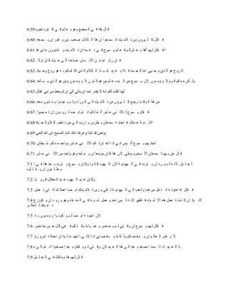 ‫ي خِ ٌٞح ن ٥ حْ ٗـٗؽ ٠ٞ١ ٦ ؿ ٕٓ ن ٥ َ هَٚ خك١ٔ 95:6‬

‫ن ًخِ َ ؼ ٧َ٠٘ ٖٙ ط الٖ ٧ٌٜ حً ٓٗ ؿ١ح ح٘ ٌٞح حْ ُالٔ ٛ ؿذ. ٖٙ ٦ ًيٍ ح٘ ٦ ٔٗ ؿٝ. 06:6‬

‫ح ن ًخِ ْ ٟٕ أٌٞح ٦ ؿ ؼََ ٕ.ن ؿ ٕٓ ٦ ٔ١ؼ ن ٥ ٚ ه ٔٝ ح٘ ط الٖ ٧ٌٜ ٦ ظٌَٖ٠٘ ؾ ٓ٣ ٌٞ 16:6‬

‫ن خ٘ ٍأ٦ ظٕ حر ٙ حالٚ ٔخ٘ ٛخؾيح حْ ٣ ك ٧غ َ خ٘ ح٠ال . 26:6‬

‫حْ َ٠ف ٞ١ حْ ٌ٤ ٦ ل ٧٥. حٖخ حْ ـ ٔي ن ال ٦ ه ٧ي ٗ ٧ جخ. حْ ُ الٔ حْ ٌ٤ حَ ٓٗ ُٕ ر ٝ ٞ١ ٍ٠ف ٠ك ٧خس. 36:6‬

‫٠ْ ُٙ ٖ ٛ ُٕ ي ١ٔ ال ٦ ئٖ ٛ١٘. ال٘ ٦ ٔ١ؼ ٖٙ حْ زيء ؾ ٕٓ ٖٙ ٕٞ حْ ٌ٦ ٙ ال ٦ ئٖ ٛ١٘ ٠ٖٙ ٞ١ حْ ٌ٤ ٦ ٔ ٓٗٝ. 46:6‬



‫ٖٙ ٌٞح حْ ١ي ض ٍؿ ؽ َ ؼ ٧َ٠٘ ٖٙ ط الٖ ٧ٌٜ حْ ٣ حْ ١ٍحء ٠ْ ٕ ٦ ؿ١ى٠ح ٦ ٗ ٘١٘ ٖؿٝ. 66:6‬

‫ن ًخِ ٦ ٔ١ؼ ْ الػ ٛ٥ ؾ َ٘ أْ ؿ ٓ ُٕ حٚ ظٕ ح٦ ٠خ ط َ٦ ي٠٘ ح٘ ط ٗ ٠١ح. 76:6‬

‫حالر ي٦ ش ؾ ٛيٌ. ن خؿخر ٝ ٓٗ ؿخ٘ ر طَّ ٦ خ ٍد حْ ٣ ٖٙ ٚ ٌٞذ. َ الٔ حْ ل ٧خس 86:6‬

                                                   ‫.‬

‫حؿخر ٟٕ ٦ ٔ١ؼ أْ ٧ْ حٚ ٥ حٚ خ حه ظَط ُٕ حالػ ٛ٥ ؾ َ٘ ٠٠حكي ٖ ٛ ُٕ ٗ ٧طخ٘. 07:6‬

‫ي خِ ؾٙ ٦ ٟ١ًح ٓٗ ؿخ٘ حال ٓوَ٦ ١ط٥. ال٘ ٌٞح َ خ٘ ِٖٖؿخ ح٘ ٦ ٔ ٓٗٝ ٠ٞ١ ٠حكي ٖٙ حالػ ٛ٥ ؾ َ٘ 17:6‬

‫ْ ـ ٓ ٧ّ. الٚ ٝ ْ ٕ ٦ َى ح٘ ٦ ظَىى ن ٥ حْ ٧ٟ١ى٦ ش ال٘ حْ ٧ٟ١ى َ خٚ ١ح ٠َ خ٘ ٦ ٔ١ؼ ٦ ظَىى ر ؿي ٌٞح ن ٥ ح 1:7‬
‫٦ ط ٓ ز١٘ ح٘ ٦ ً ظ ٓ١ٜ‬

‫٠َ خ٘ ؾ ٧ي حْ ٧ٟ١ى ؾ ٧ي حْ ٗػخِ ي َ٦ زخ. 2:7‬

‫ن ًخِ ْٝ حه١ط ٝ حٚ ظ ًّ ٖٙ ٞ ٛخ ٠حًٞذ حْ ٣ حْ ٧ٟ١ى٦ ش ْ ُ٥ ٦ َ٢ ط الٖ ٧ٌٌ ح٦ ٠خ حؾٗخْ ٍ حْ ظ٥ ط ؿّٗ. 3:7‬

‫الٚ ٧ش. ح٘ َ ٛض ط ؿّٗ ٌٜٞ حال ٗ ٧خء ن خغَٟ الٚ ٝ ْ ٧ْ حكي ٦ ؿّٗ ٗ ٧ جخ ن ٥ حْ و هخء ٠ٞ١ ٦ َ٦ ي ح٘ ٦ ُ١٘ ؼ 4:7‬
‫ٚ ه ٍٔ ْ ٓ ؿخْ ٕ.‬

‫ال٘ حه١ط ٝ ح٦ ٠خ ْ ٕ ٦ ُ١ٚ ١ح ٦ ئٖ ٛ١٘ ر ٝ. 5:7‬

‫ه٥ َ ّ ك ٧ٙ كخ َٟ. 6:7‬      ‫ن ًخِ ْ ٟٕ ٦ ٔ١ؼ ح٘ ٠ي ظ٥ ْ ٕ ٦ ل ٠َ ر ؿي. ٠حٖخ ٠ي ظ ُٕ ن‬

‫ال ٦ ًيٍ حْ ؿخْ ٕ ح٘ ٦ ز ك ٠ ُٕ ٠ْ ُ ٛٝ ٦ ز ك ٠ ٛ٥ حٚ خ الٚ ٥ ح ٟٗي ؾ ٓ ٧ٝ ح٘ حؾٗخْ ٝ َٗ٦ َس. 7:7‬

‫ًح حْ ؿ ٧ي. حٚ خ ْ ٔض ح ٛ ؿي ر ؿي حْ ٣ ٌٞح حْ ؿ ٧ي ال٘ ٠ي ظ٥ ْ ٕ ٦ ُّٗ ر ؿي.ح ٛ ؿي٠ح حٚ ظٕ حْ ٣ ٜ 8:7‬

‫ي خِ ْ ٟٕ ٌٞح ٠ٖ ُغ ن ٥ حْ ـ ٓ ٧ّ 9:7‬
 