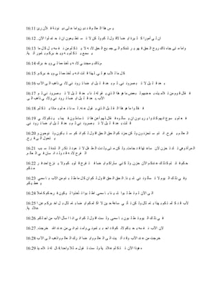 ‫٦ ْ ٌٞح حْ ؿخْ ٕ ي ي ى٦ ٙ٠حٖخ ؾ ٓ٣ ى٦ ٛ١ٚ ش ن ٫٘ ٍة 11:61‬

‫ح٘ ْ ٥ أٖ١ٍح َ ؼ ٧َس ح٦ ٠خ الي ١ِ ْ ُٕ ٠ْ ُٙ ال ط ٔ ظط ٧ ؿ١٘ ح٘ ط ل ظٗ ٓ١ح ح٨٘ . 21:61‬

‫٠حٖخ ٖ ظ٣ ؿخء ًحٌ ٍ٠ف حْ لى ن ٟ١ ٦ َ ٗيَ ٕ حْ ٣ ؿٗ ٧ؽ حْ لى الٚ ٝ ال ٦ ظ ُ ٕٓ ٖٙ ٚ ه ٔٝ ر ّ َ ّ ٖخ 31:61‬
‫٦ ٔٗؽ ٦ ظ ُ ٕٓ ر ٝ ٠٦ و زََ ٕ ر خٖ١ٍ آط ٧ش.‬

‫ٔ.ًحٌ ٦ ٗـيٚ ٥ الٚ ٝ ٦ ؤهٌ ٖٗخ ْ ٥ ٠٦ و زٌَ 41:61‬

‫َ ّ ٖخ ْ ٩د ٞ١ ْ ٥. ْ ٌٟح ي ٓض حٚ ٝ ٦ ؤهٌ ٖٗخ ْ ٥ ٠٦ و زََ ٕ. 51:61‬

‫ر ؿي ي ٓ ٧ّ ال ط ز َٜ٠ٚ ٛ٥. ػ ٕ ر ؿي ي ٓ ٧ّ ح٦ ٠خ ط َ٠ٚ ٛ٥ الٚ ٥ ًحٞذ حْ ٣ ح٨ د 61:61‬

‫ن ًخِ ي ١ٔ ٖٙ ط الٖ ٧ٌٜ ر ؿ ٠ٟٕ ْ ز ؿٞ ٖخ ٞ١ ٌٞح حْ ٌ٤ ٦ ً١ ْٝ ْ ٛخ ر ؿي ي ٓ ٧ّ ال ط ز َٜ٠ٚ ٛ٥ ػ ٕ 71:61‬
 ‫ح٨د .ر ؿي ي ٓ ٧ّ ح٦ ٠خ ط َ٠ٚ ٛ٥ ٠الٚ ٥ ًحٞذ حْ ٣‬

‫ن ًخْ ١ح ٖخ ٞ١ ٌٞح حْ ً ٓ ٧ّ حْ ٌ٤ ٦ ً١ِ ؾ ٛٝ. ْ ٔ ٛخ ٚ ؿ ٕٓ ر ٗخًح ٦ ظ ُ ٕٓ. 81:61‬

‫ن ؿ ٕٓ ٦ ٔ١ؼ حٚ ٟٕ َ خٚ ١ح ٦ َ٦ ي٠٘ ح٘ ٦ ٔؤْ ١ٜ ن ًخِ ْ ٟٕ أؾٙ ٌٞح ط ظ ٔخءْ ١٘ ن ٧ٗخ ر ٧ ٛ ُٕ الٚ ٥ 91:61‬
‫ي ٓض ر ؿي ي ٓ ٧ّ ال ط ز َٜ٠ٚ ٛ٥ ػ ٕ ر ؿي ي ٓ ٧ّ ح٦ ٠خ ط َ٠ٚ ٛ٥.‬

‫حْ ؿخْ ٕ ٦ هَف. حٚ ظٕ ٓ ظلِٚ ١٘ ٠ْ ُٙ كِٚ ُٕ حْ لى حْ لى حي ١ِ ْ ُٕ حٚ ُٕ ٓ ظ ز ُ١٘ ٠ط ٛ١ك١٘ ٠ 02:61‬
‫٦ ظل١ِ حْ ٣ ن َف.‬

‫حْ َٗأس ٠ٞ٥ ط ٓي ط لِ٘ ال٘ ٓخؾ ظٟخ ي ي ؿخءص. ٠ْ ُٙ ٖ ظ٣ ٠ْ يص حْ ط هّ ال ط ؿ١ى ط ٌَ َ حْ ٘يس ْ ٔ زذ 12:61‬
‫حْ هَف الٚ ٝ ي ي ٠ْ ي حٚ ٔخ٘ ن ٥ حْ ؿخْ ٕ.‬

‫ك ُٕ ن خٚ ظٕ َ ٌْ ٍ ؾ ٛيَ ٕ ح٨٘ كِ٘. ٠ْ ُ ٛ٥ ٓؤٍحَ ٕ ح٦ ٠خ ن ظ هَف ي ٓ١ر ُٕ ٠ال ٦ ِٛؼ حكي ن َ 22:61‬
‫ٖ ٛ ُٕ.‬

‫٠ن ٥ ًْ ٍ حْ ٧١ٔ ال ط ٔؤْ ١ٚ ٛ٥ ٗ ٧ جخ. حْ لى حْ لى حي ١ِ ْ ُٕ ح٘ َ ّ ٖخ ط ٓ ز ظٕ ٖٙ ح٨د ر خ ٓٗ٥ 32:61‬
‫٦ ؿط ٧ ُٕ.‬

‫حْ ٣ ح٨٘ ْ ٕ ط ط ٓ ز١ح ٗ ٧ جخ ر خ ٓٗ٥. حط ٓ ز١ح ط ؤهٌ٠ح ْ ٧ ُ١٘ ن َك ُٕ َ خٖال 42:61‬

‫٨د ي ي َ ٓٗ ظ ُٕ ر ٌٟح ر خٖ ؼخِ ٠ْ ُٙ ط ؤط ٥ ٓخؾش ك ٧ٙ ال حَ ٓٗ ُٕ ح٦ ٠خ ر خٖ ؼخِ ر ّ حه زََ ٕ ؾٙ ح 52:61‬
‫ؾ الٚ ٧ش.‬

‫ن ٥ ًْ ٍ حْ ٧١ٔ ط ط ٓ ز١٘ ر خ ٓٗ٥. ٠ْ ٔض حي ١ِ ْ ُٕ حٚ ٥ حٚ خ ح ٓؤِ ح٨د ٖٙ حؿ ٓ ُٕ. 62:61‬

‫ال٘ ح٨د ٚ ه ٔٝ ٦ ل ز ُٕ الٚ ُٕ ي ي حك ز ز ظٗ١ٚ ٥ ٠آٖ ٛ ظٕ حٚ ٥ ٖٙ ؾ ٛي حهلل هَؿض. 72:61‬

‫هَؿض ٖٙ ؾ ٛي ح٨د ٠ي ي أط ٧ض حْ ٣ حْ ؿخْ ٕ ٠ح٦ ٠خ حط ٌَ حْ ؿخْ ٕ ٠حًٞذ حْ ٣ ح٨ د 82:61‬

‫ٜ ٞ١ًح ح٨٘ ط ظ ُ ٕٓ ؾ الٚ ٧ش ٠ْ ٔض ط ً١ِ ٖ ؼ ال ٠حكيح.ي خِ ْٝ ط الٖ ٧ٌ 92:61‬
 