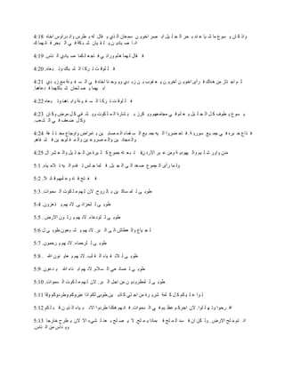 ‫ٚام و بْ ٠ َٛ٣ ِب ّ ١ب ٥ ٕل ث ؾو اٌ غ ٍ ١ً اث ٖو افٛ٠ ٓ ٍّ ٦بْ اٌ نٞ ٠ مبي ٌٗ ث ٞوً ٚأ لهاًٚ افبٖ 81:4‬
‫أ ب ٕ ١بك٠ ٓ.٠ ٍ م ١بْ ّ ج ىخ ف ٟ اٌ جؾو ف بٔ ّٙب ن‬

‫ف مبي ٌ ّٙب ٘ ٍُ ٚهائ ٟ ف بع ٦ ٍ ىّب ٕ ١بكٞ اٌ ٕبً. 91:4‬

‫ف ٍ ٍٛل ذ ر وو ب اٌ ْ جبن ٚر ج ٦بٖ. 02:4‬

‫ص ُ اع زبى ِٓ ٘ ٕبن ف وأٜ افٛ٠ ٓ آفو٠ ٓ ٠ ٦ مٛة ث ٓ ىث لٞ ٚ٠ ٛؽ ٕب افبٖ ف ٟ اٌ َ ف ١ ٕخ ِ٤ ىث لٞ 12:4‬
‫ّب.‬
  ‫اث ١ّٙب ٠ ٖ ٍؾبْ ّ جبوّٙب ف ل٥ب٘‬

‫ف ٍ ٍٛل ذ ر وو ب اٌ َ ف ١ ٕخ ٚاث ّب ٚر ج ٦بٖ 22:4‬
               ‫ب٘‬

‫٠ َٛ٣ ٠ ٞٛف و ً اٌ غ ٍ ١ً ٠ ٦ ٍُ ف ٟ ِغبِ٦ُٙ ٚ٠ ىوى ث ج ْبهح اٌ ّ ٍ ىٛد ٚ٠ ْ فٟ و ً ِوٗ ٚو بْ 32:4‬
‫ٚو ً ٙ ٦ف ف ٟ اٌ ْ ٦ت.‬

‫ف نا٣ ف جوٖ ف ٟ عّ ١٤ ٍٛه٠ خ. ف بؽ ٚوٚا اٌ ١ٗ عّ ١٤ اٌ َ مّبء اٌ ّ ٖبث ١ٓ ث بِواٗ ٚاٚعب٣ ِق ز ٍ فخ 42:4‬
‫ٚاٌ ّغبٔ ١ٓ ٚاٌ ّ ٖوٚ٥ ١ٓ ٚاٌ ّ ف ٍٛع ١ٓ ف ْ فبُ٘.‬

‫ِلْ ٚاٚه ّ ٍ ١ُ ٚاٌ ١ٙٛك٠ خ ِٚٓ ٥ جو االهك ْف ز ج ٦ زٗ عّٛ٣ و ض ١وح ِٓ اٌ غ ٍ ١ً ٚاٌ ٦ ْو اي 52:4‬

‫ٌٚ ّب هأٜ اٌ غّٛ٣ ٕ ٦ل اٌ ٝ اٌ غ جً. ف ٍّب ع ٌٍ ر ملَ اٌ ١ٗ ر الِ ١نٖ. 1:5‬

‫ف زؼ ف بٖ ٚ٥ ٍُّٙ ل بئ ال. 2:5‬   ‫ف‬

‫ٝٛث ٝ ٌ ٍّ َبو ١ٓ ث بٌ وٚػ. الْ ٌ ُٙ ِ ٍ ىٛد اٌ َّٛاد. 3:5‬

‫ٝٛث ٝ ٌ ٍؾيأ ٝ. الٔ ُٙ ٠ ز ٦يْٚ. 4:5‬

‫ٝٛث ٝ ٌ ٍٛك٥بء. الٔ ُٙ ٠ وص ْٛ االهٗ . 5:5‬

‫ٌ غ ١ب٣ ٚاٌ ٦ٞبُ اٌ ٝ اٌ جو. الٔ ُٙ ٠ ْ ج ٦ْٛ.ٝٛث ٝ ي 6:5‬

‫ٝٛث ٝ ٌ ٍوؽّبء. الٔ ُٙ ٠ وؽّْٛ. 7:5‬

‫ٝٛث ٝ ٌ الٔ م ١بء اٌ م ٍت. الٔ ُٙ ٠ ٦ب٠ ْٕٛ اهلل . 8:5‬

‫ٝٛث ٝ ٌ ٖبٔ ٦ٟ اٌ َ الَ. الٔ ُٙ اث ٕبء اهلل ٠ ل٥ْٛ. 9:5‬

‫ٝٛث ٝ ٌ ٍّٞوٚك٠ ٓ ِٓ اعً اٌ جو. الْ ٌ ُٙ ِ ٍ ىٛد اٌ َّٛاد. 01:5‬

                                      ‫ٌ ٛا ٥ ٍ ١ ىُ و ً و ٍّخ ّو٠ وح ِٓ اع ٍٟ و بمث ١ٓ.‬

‫اف وؽٛا ٚر ٙ ٍ ٍٛا. الْ اعوو ُ ٥٢ ١ُ ف ٟ اٌ َّٛاد. ف بٔ ُٙ ٘ىنا ٝوكٚا االٔ ج ١بء اٌ ن٠ ٓ ل ج ٍ ىُ 21:5‬

‫أ زُ ِ ٍؼ االهٗ . ٌٚ ىٓ اْ ف َل اٌ ّ ٍؼ ف جّبما ٠ ّ ٍؼ. ال ٠ ٖ ٍؼ ث ٦ل ٌ ْٟء اال الْ ٠ ٞوػ فبهعب 31:5‬
‫ٚ٠ لاً ِٓ اٌ ٕبً.‬
 