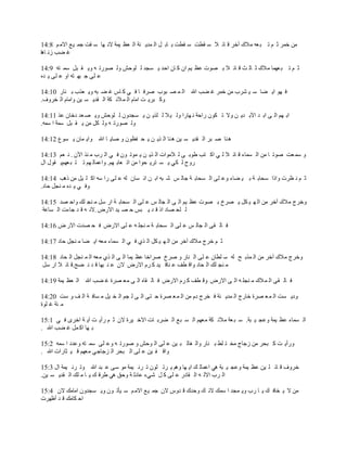Arabic bible revelation | DOCX