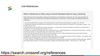 https://search.crossref.org/references
 