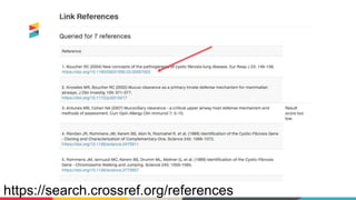 https://search.crossref.org/references
 
