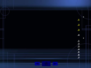 •
.1

.2

.3

.4
     •
.1
.2
.3
.4
.5
.6
.7
 