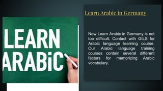 Arabic Learning Classes | PPTX