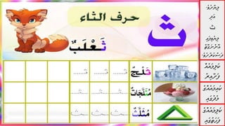 Arabic letters for Children | PPTX