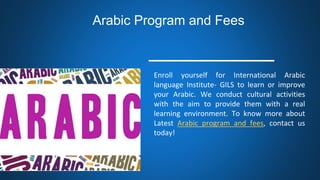 Arabic speaking classes | PPTX