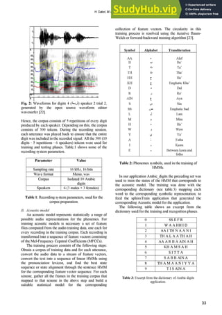 Arabic Speech Recognition System Using Cmu-Sphinx4 – RQWYPU