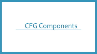 CFG Components
 