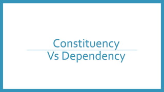 Constituency
Vs Dependency
 