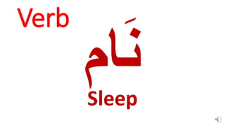 Verb
Sleep
 