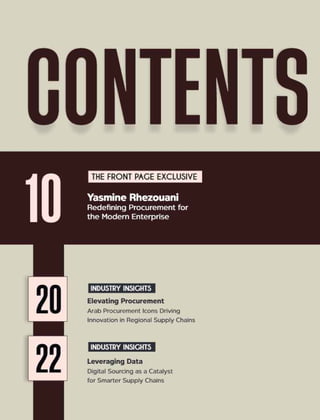 ARAB's Most Iconic Leaders in Procurement to Watch, 2026 | PDF
