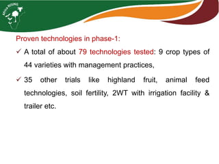 Brief overview of the Africa RISING project in the Ethiopian Highlands: Pre-scaling and scaling initiatives in 2017/2018
