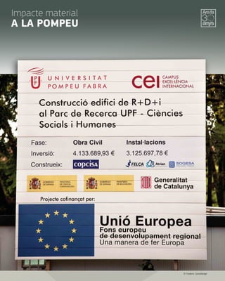 Impacte material
A LA POMPEU
© Frederic Camallonga
 