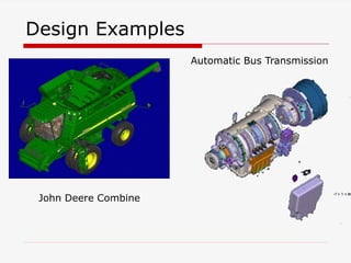 Design Examples
John Deere Combine
Automatic Bus Transmission
 