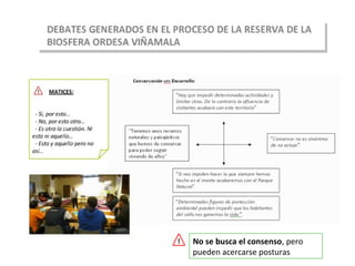 No se busca el consenso, pero
pueden acercarse posturas
 