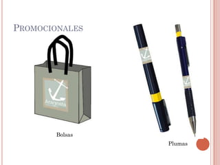 PROMOCIONALES




        Bolsas
                 Plumas
 