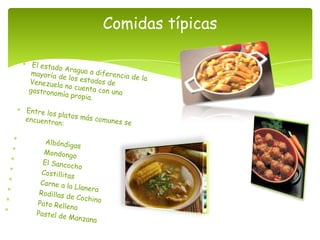 Comidas típicas
 