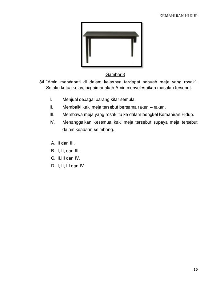 Soalan Ujian KH Tahun 5 Soalan Ujian KH Tahun 5