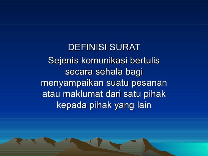 Arahan perkhidmatan