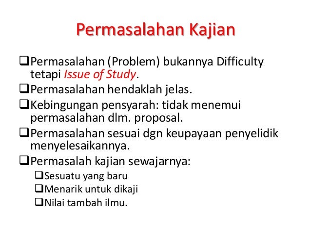 Arahan untuk penulisan proposal-penyelidikan