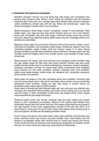 Bagaimana Asean Memandang Perkembangan Pendidikan Arah perkembangan pendidikan tinggi indonesia