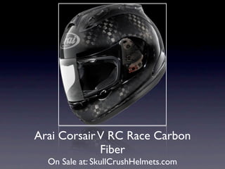 Arai corsair v race carbon fiber helmet 2025