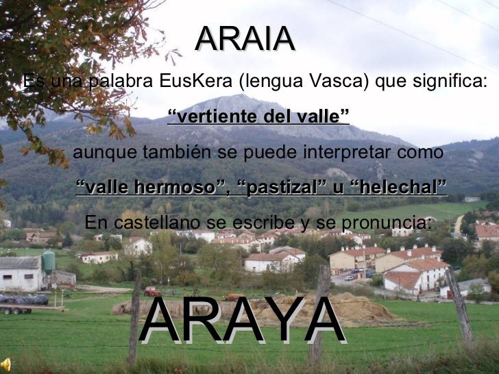 Resultado de imagen de Araya (Ãlava)